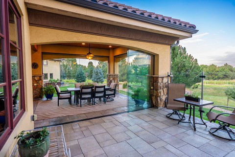 Adding Glass to Patio