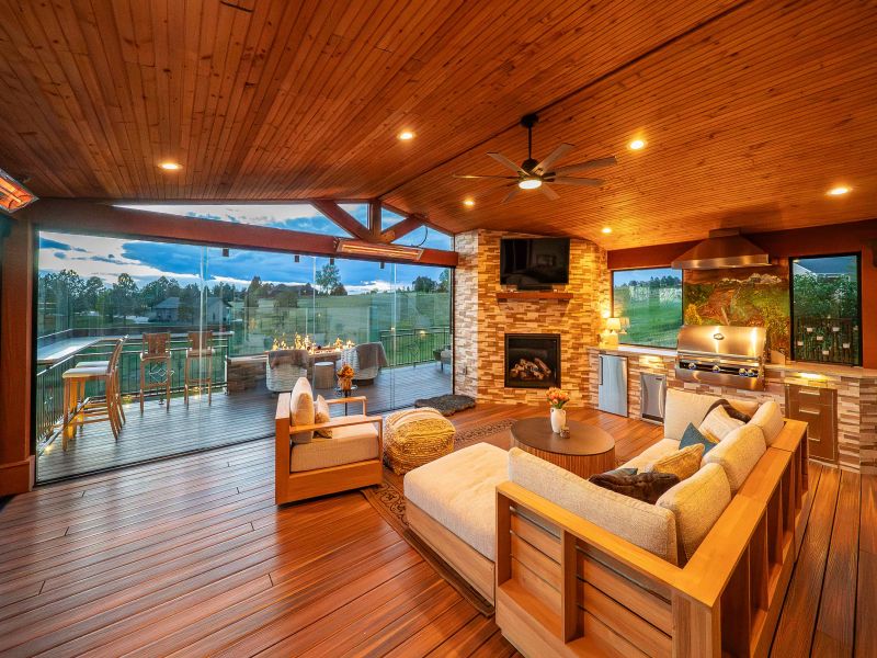 Four Season Deck in Parker, CO