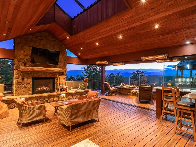 Four Season Deck in Conifer, CO